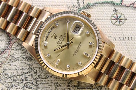 rolex day date 1990 price|1990 rolex watch value.